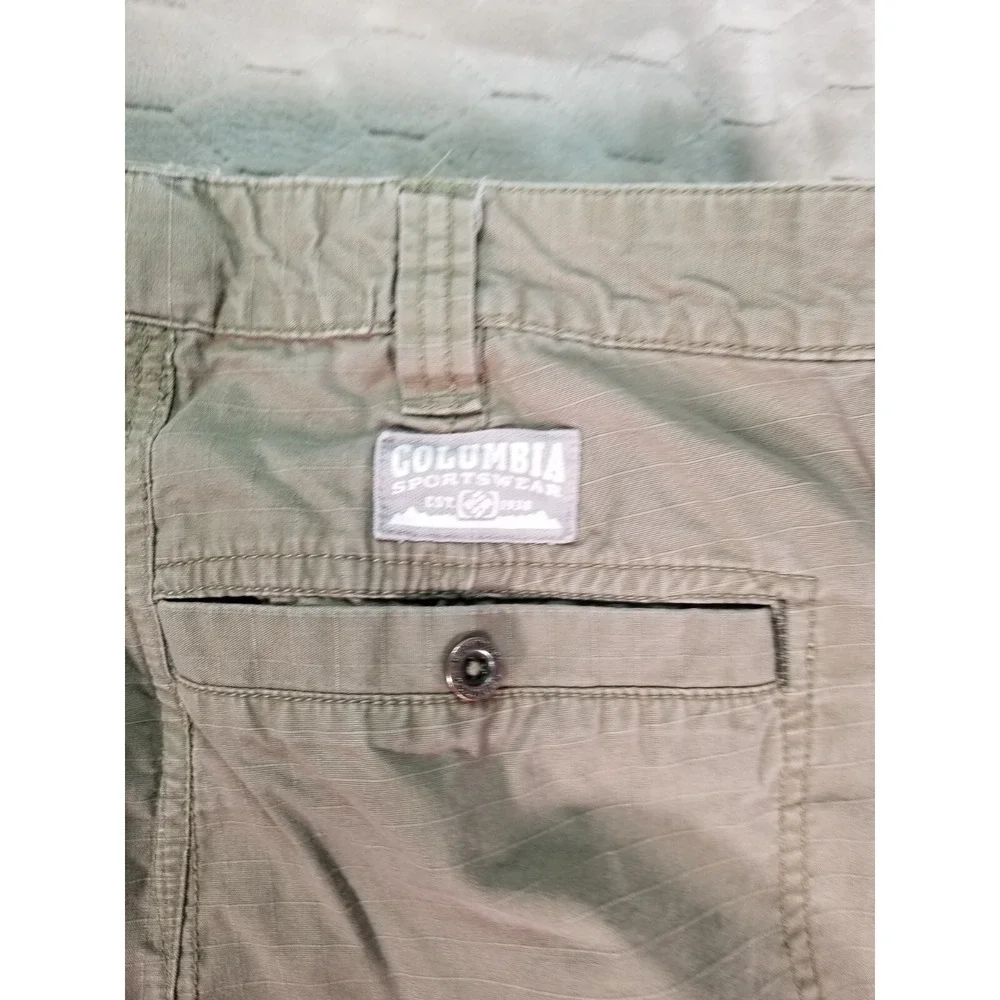 Columbia Sportswear Khaki Hiking Pants Fits 36x30‎ Lightweight See Pics
